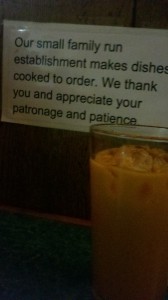 Thai House Rock Sign
