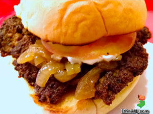 Lamb burger @ Burger Walla - Newark, NJ